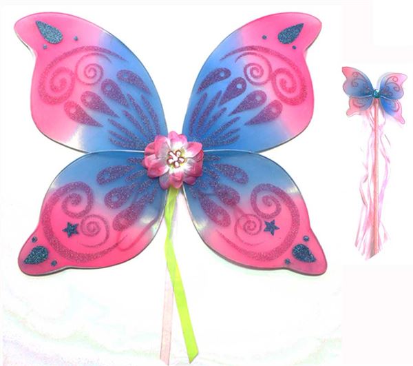 Swirl Fairy Wings and wand