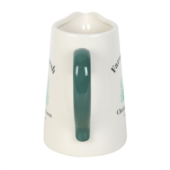 Farm Fresh Christmas Trees Ceramic Flower Jug