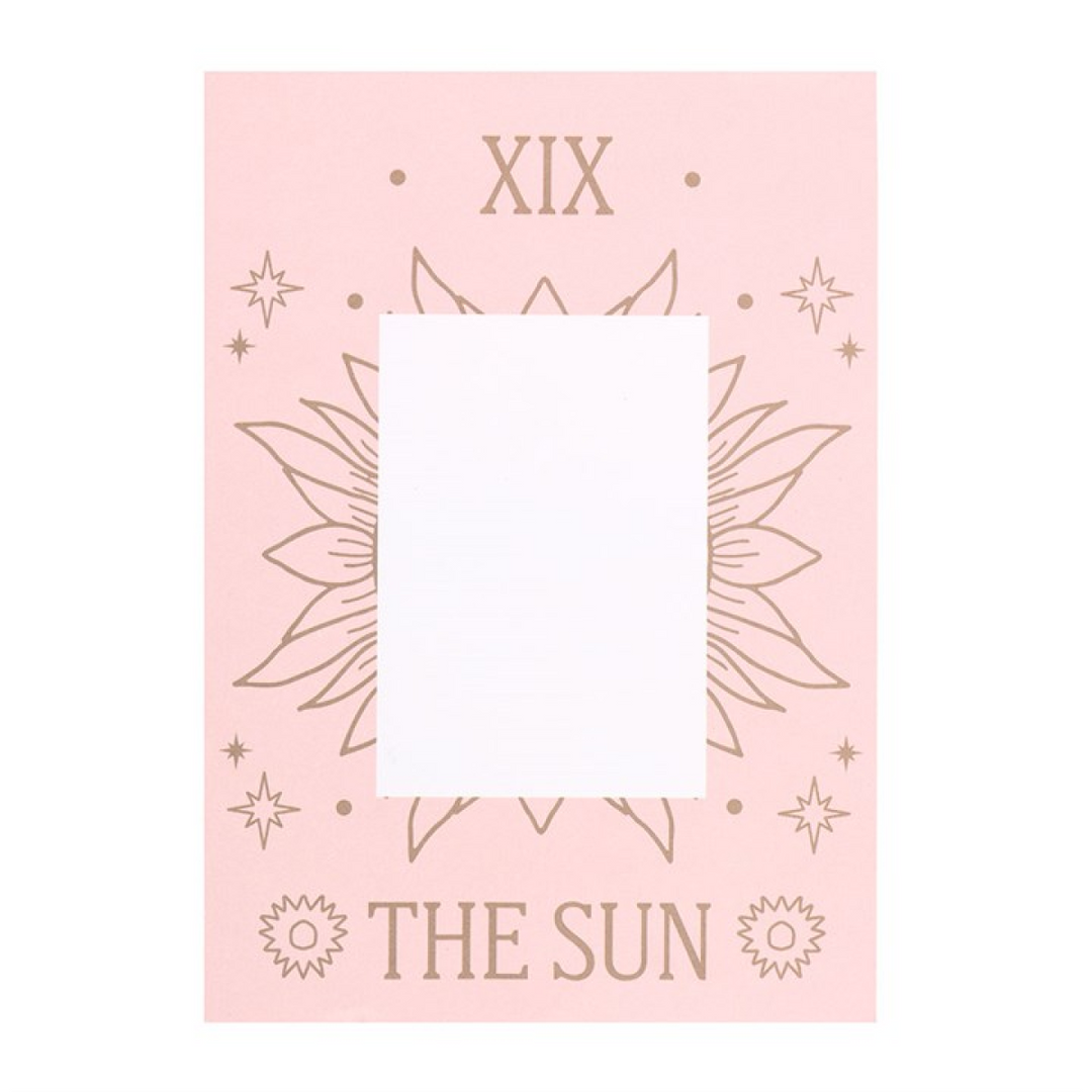 The Sun Vintage Tarot Necklace on Greeting Card