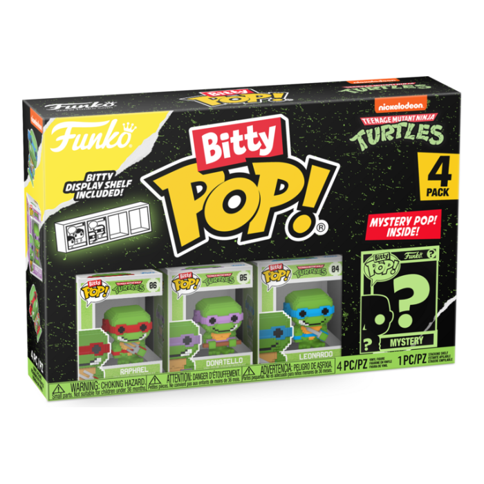 Bitty Pop! 4-Pack - TMNT Assorted