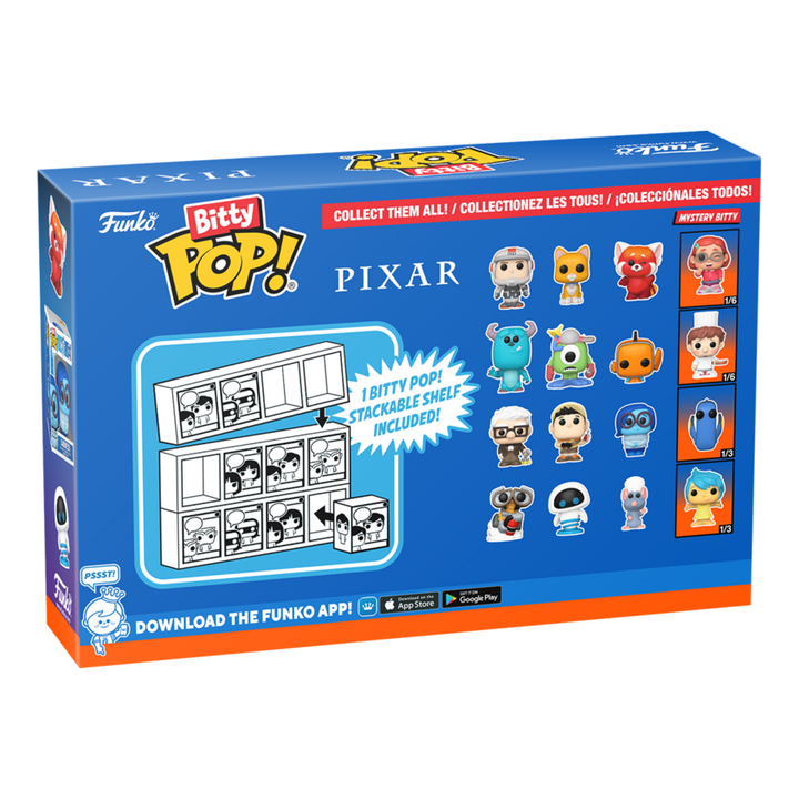 Bitty Pop! Pixar, 4 Pack