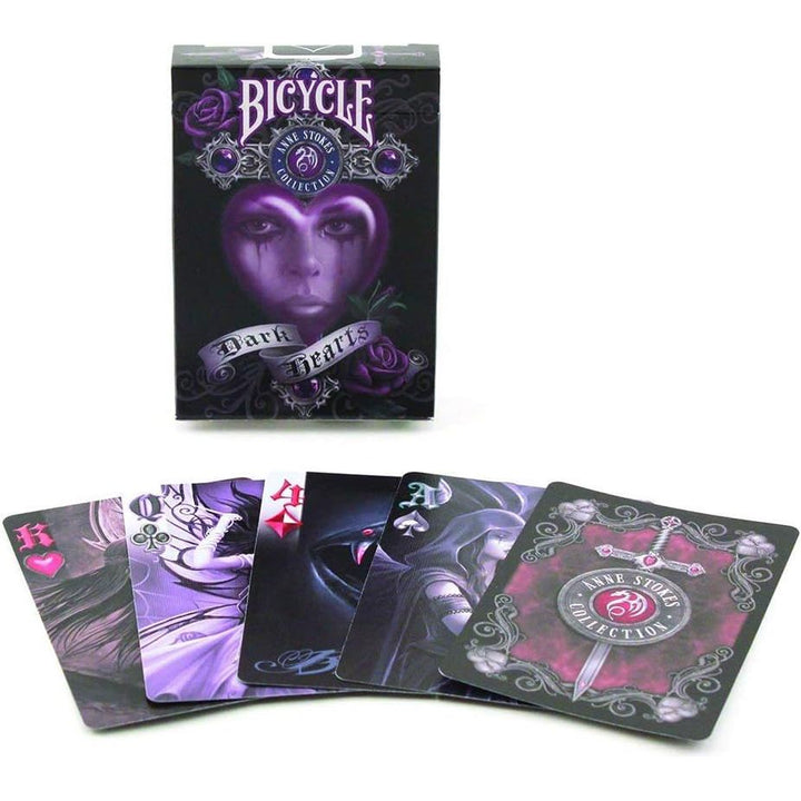 Dark Hearts Playing Cards