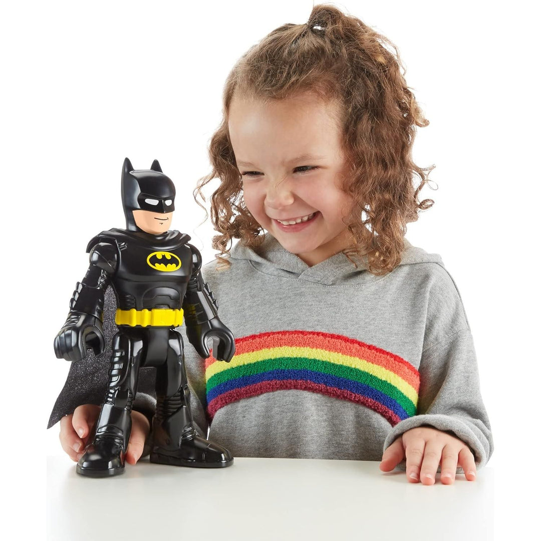 Imaginext XL Batman in black suit in play