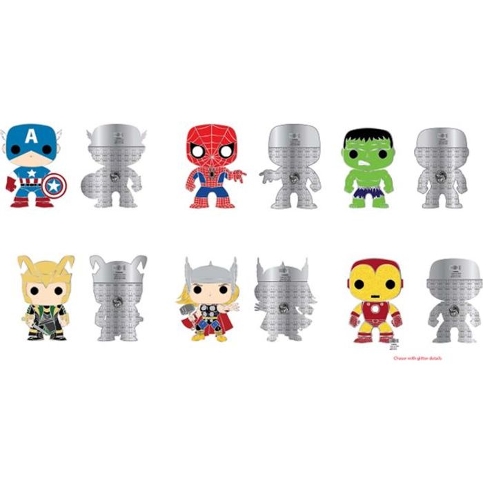 Pop! Marvel, Blind box pins