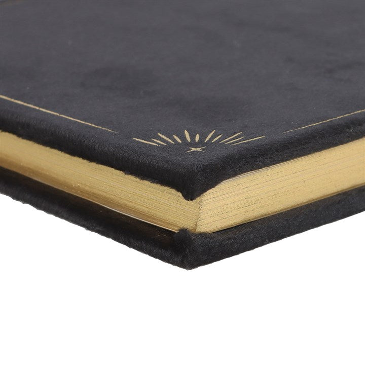 Book of Shadows Journal with Black Obsidian Crystal Pen