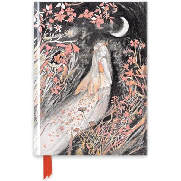 Fairy at Moonlight Foiled Journal
