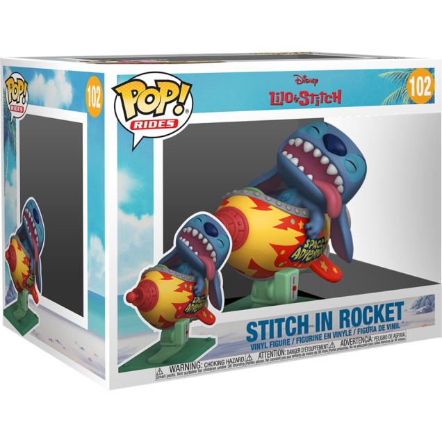 Funko pop! rides, 102, Stitch in Rocket