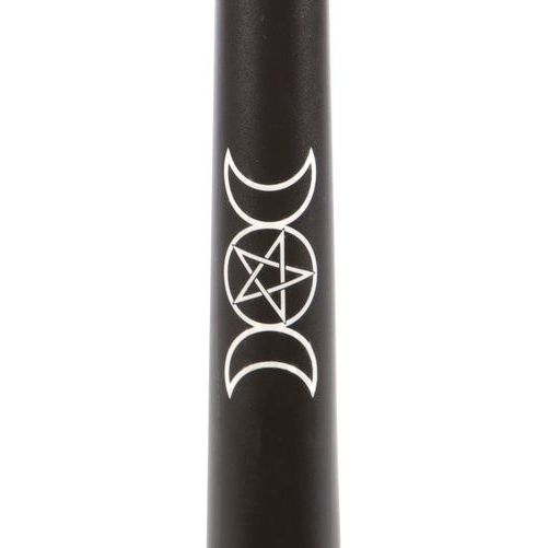 Set of 3 Black Magic Triple Moon Taper Candles