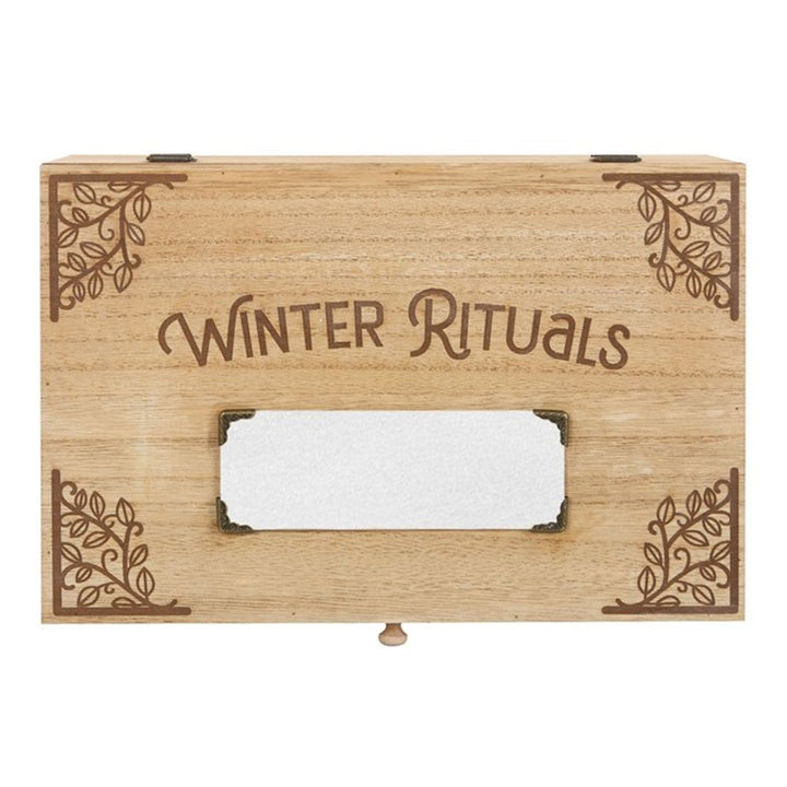 30cm Wooden Winter Rituals Box