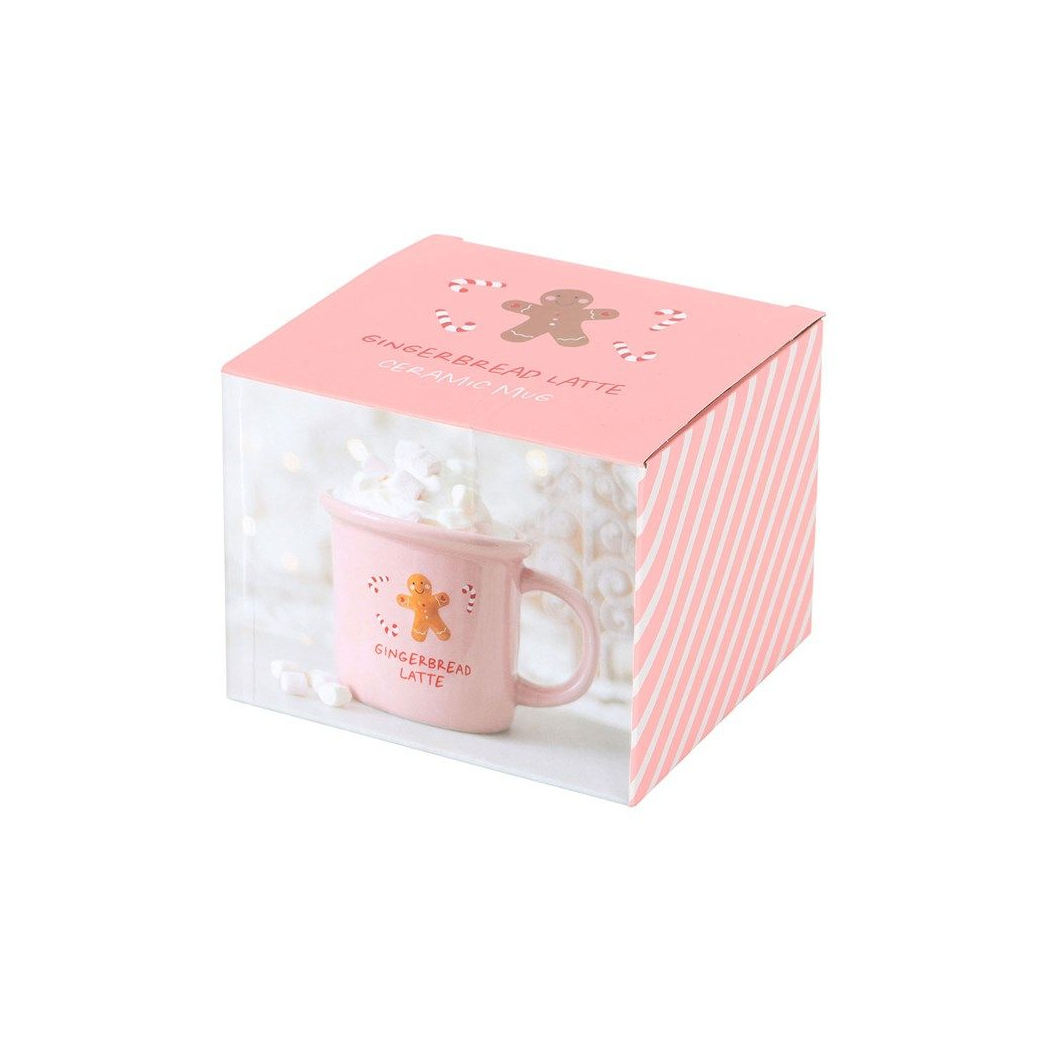Pink Gingerbread Latte Mug