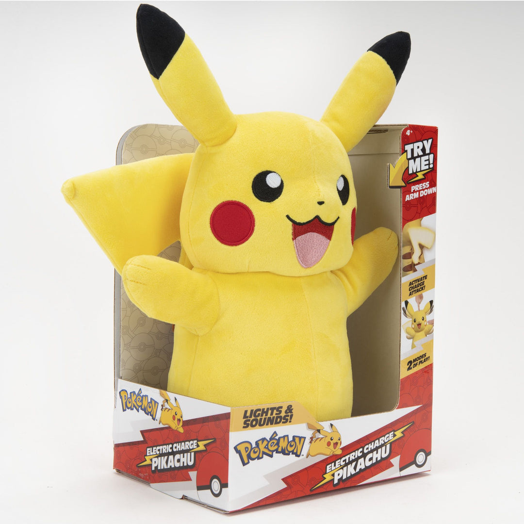 Pokemon 11" Electric Charge Pikachu Plush