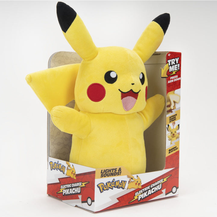 Pokemon 11" Electric Charge Pikachu Plush