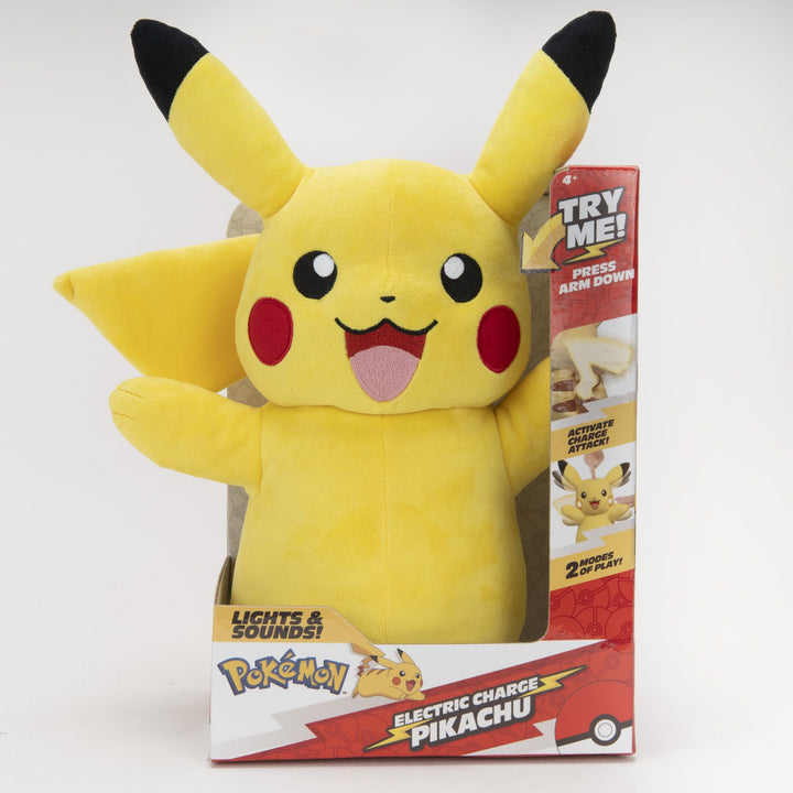Pokemon 11" Electric Charge Pikachu Plush