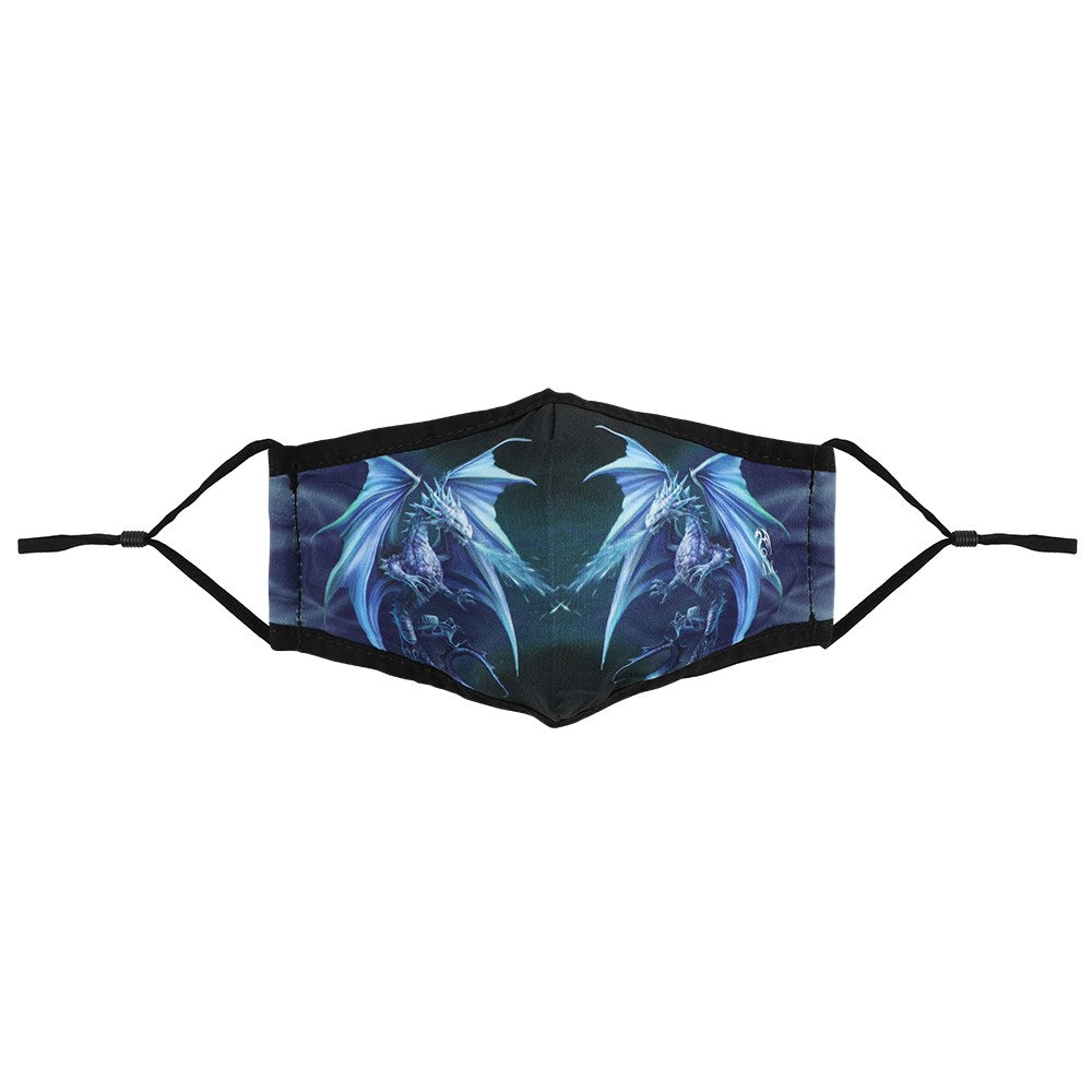 Ice Dragon face mask, Anne Stokes