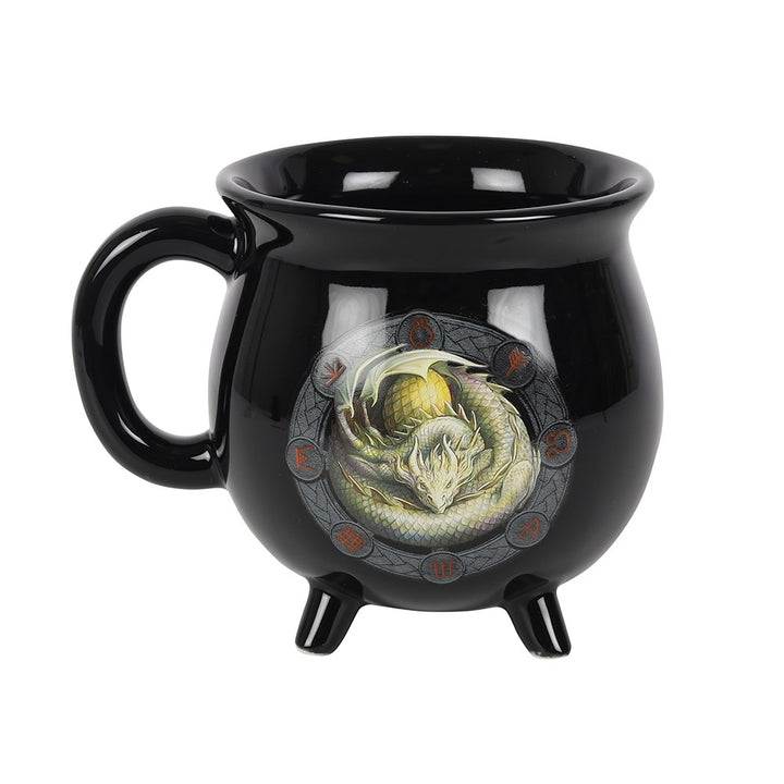 Colour change dragon cauldron mugs