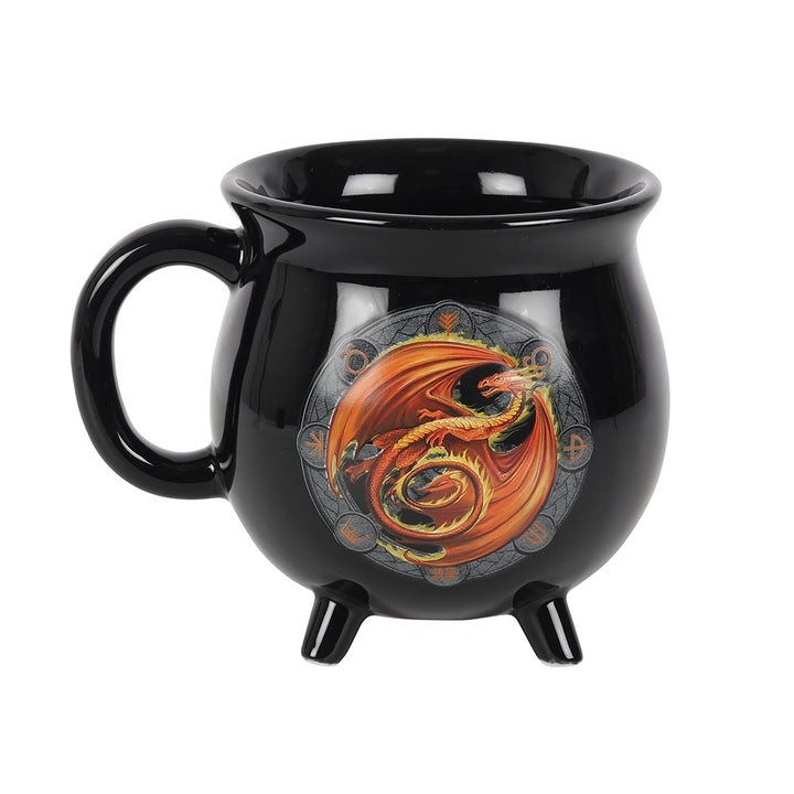Colour change dragon cauldron mugs