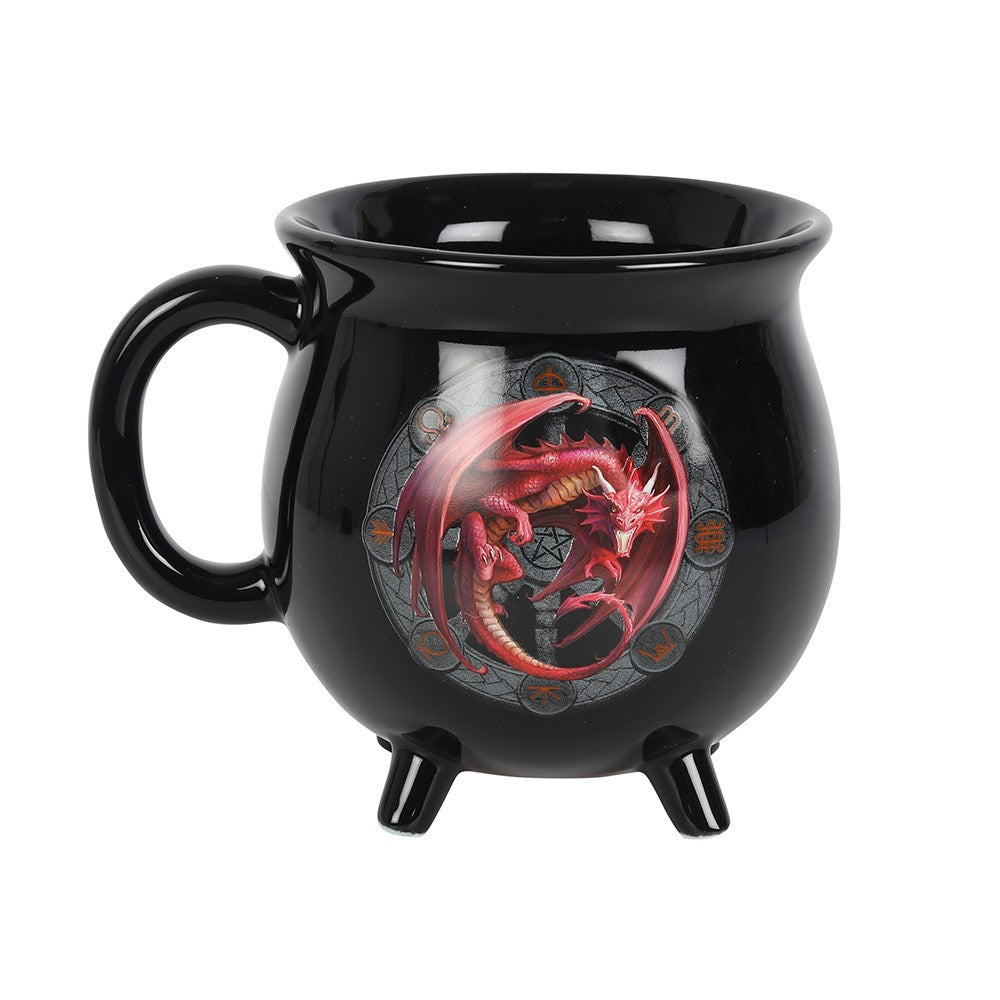 Colour change dragon cauldron mugs