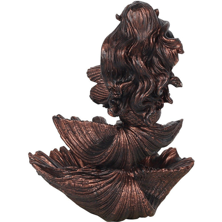 Bronze effect, mermaid, backflow incense burner