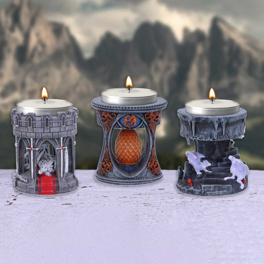 T-Light Holders by Anne Stokes