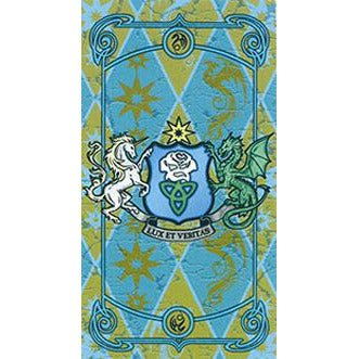 Rear of a legends tarot card