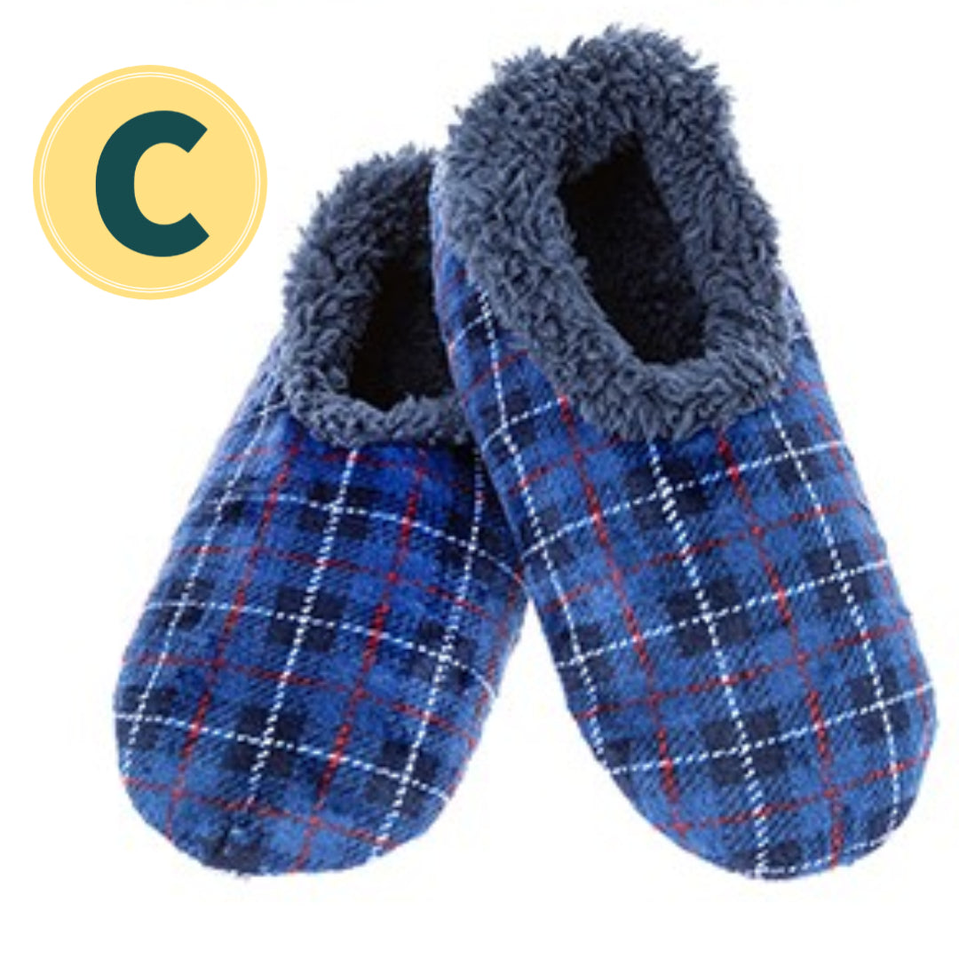 Blue velour Snoozies!