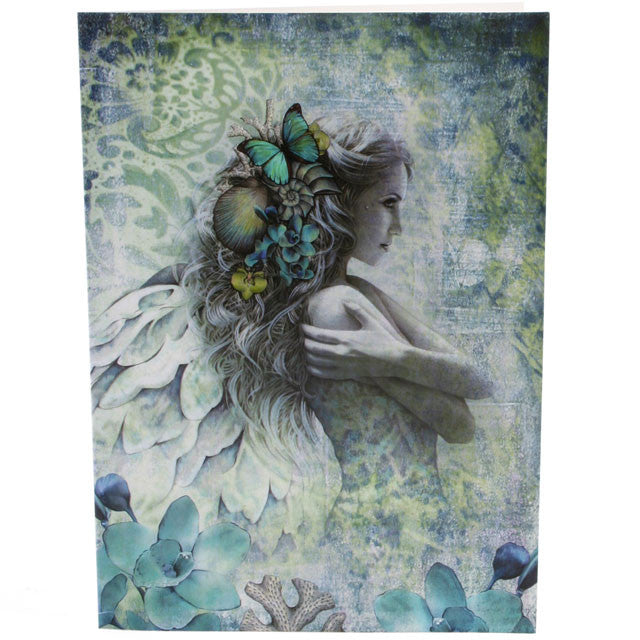 Ocean Garden, Angel greetings card, Jessica Gallbreth