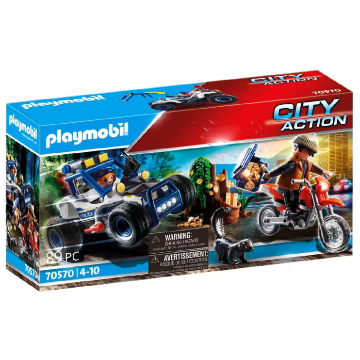 Playmobil Police Off-Road Car with Jewel Thief