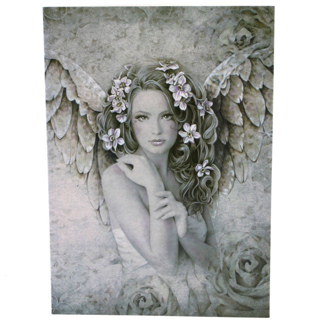 Primrose, Angel Greeting Card, Jessica Galbreth