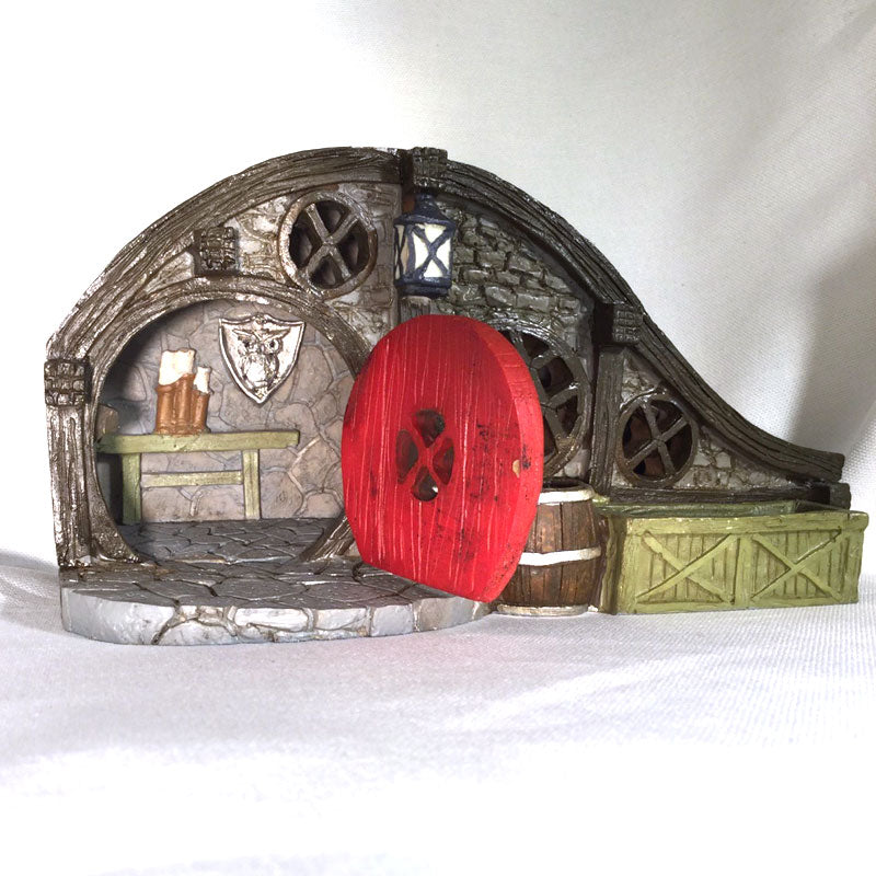 Red root burrow with open door