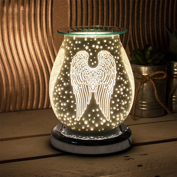 Satin White Aroma Lamps