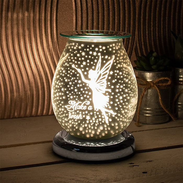 Satin White Aroma Lamps