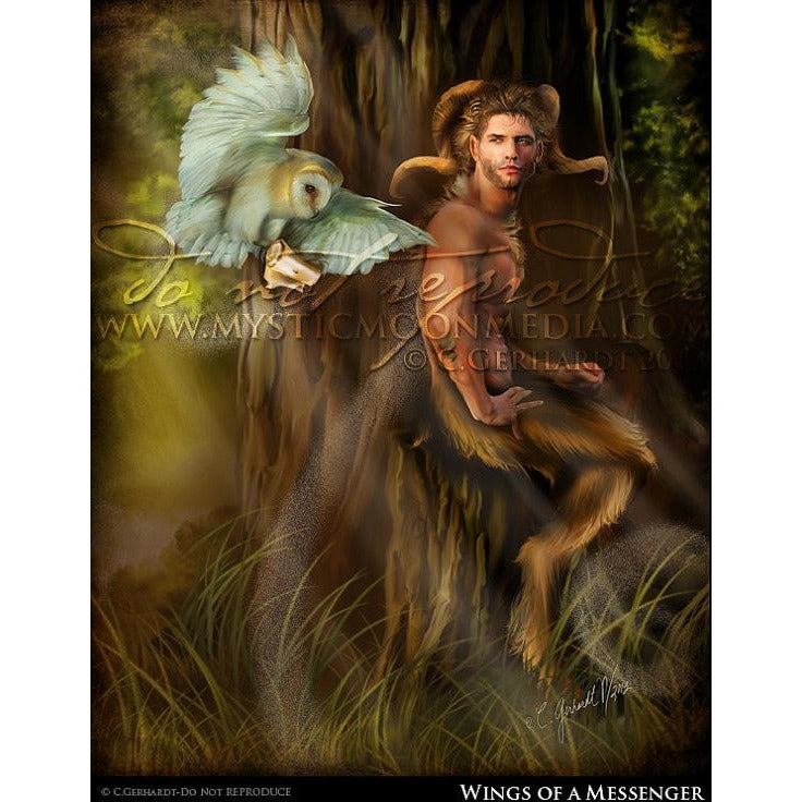 Wings of a Messenger print, © Mystic Moon Media LLC