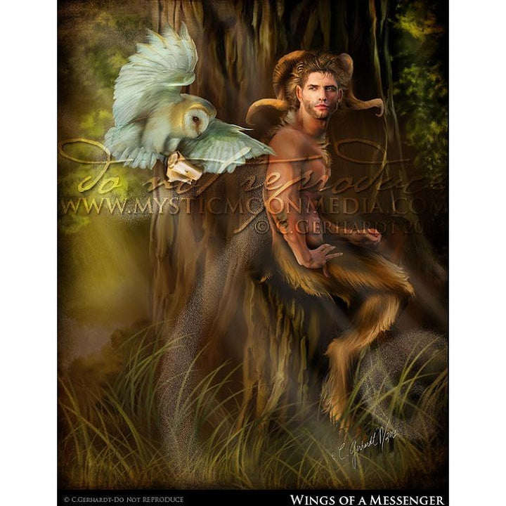Wings of a Messenger print, © Mystic Moon Media LLC