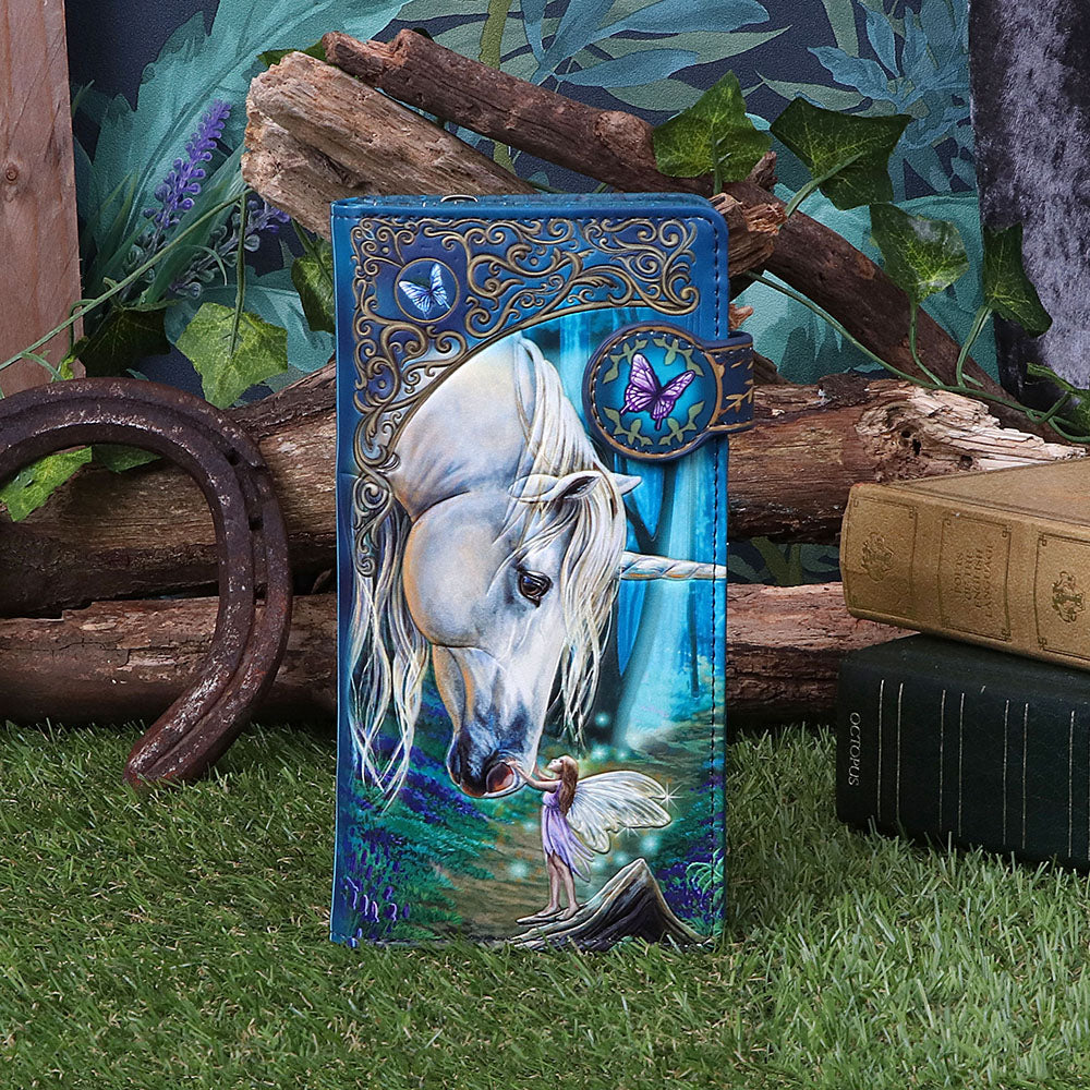 Fairy Whispers purse, on display