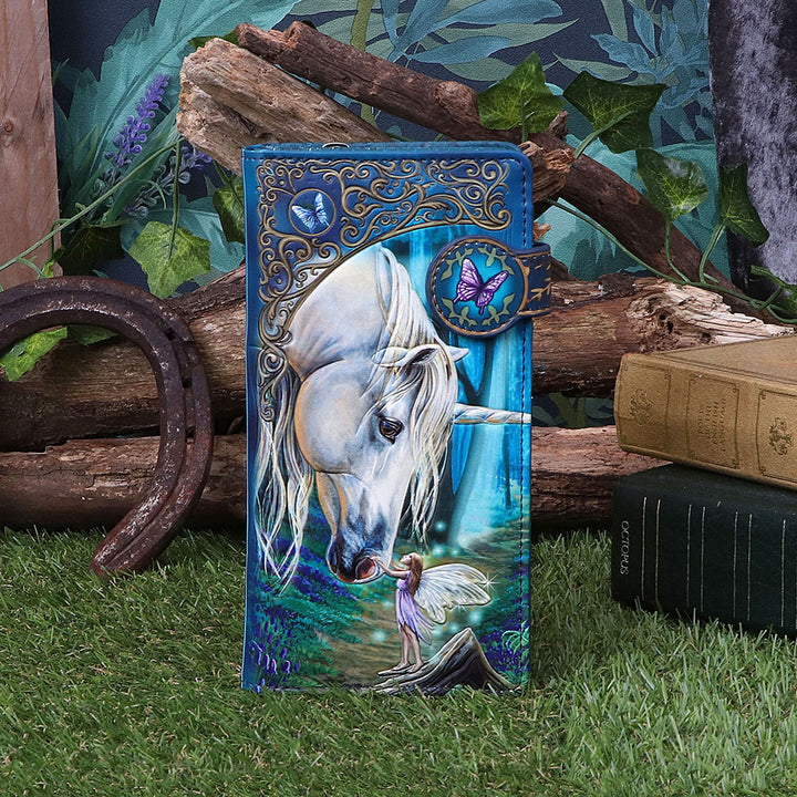 Fairy Whispers purse, on display