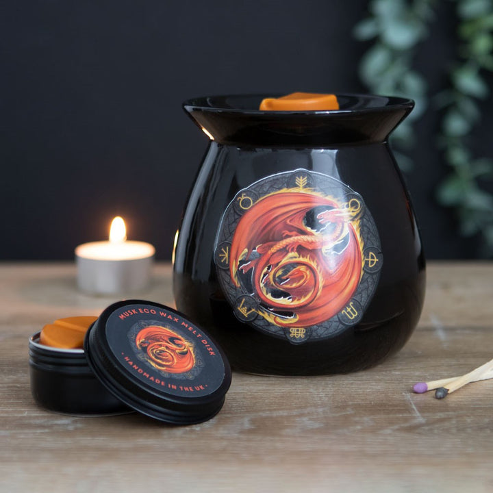 Anne Stokes Beltane Wax Melt Burner open