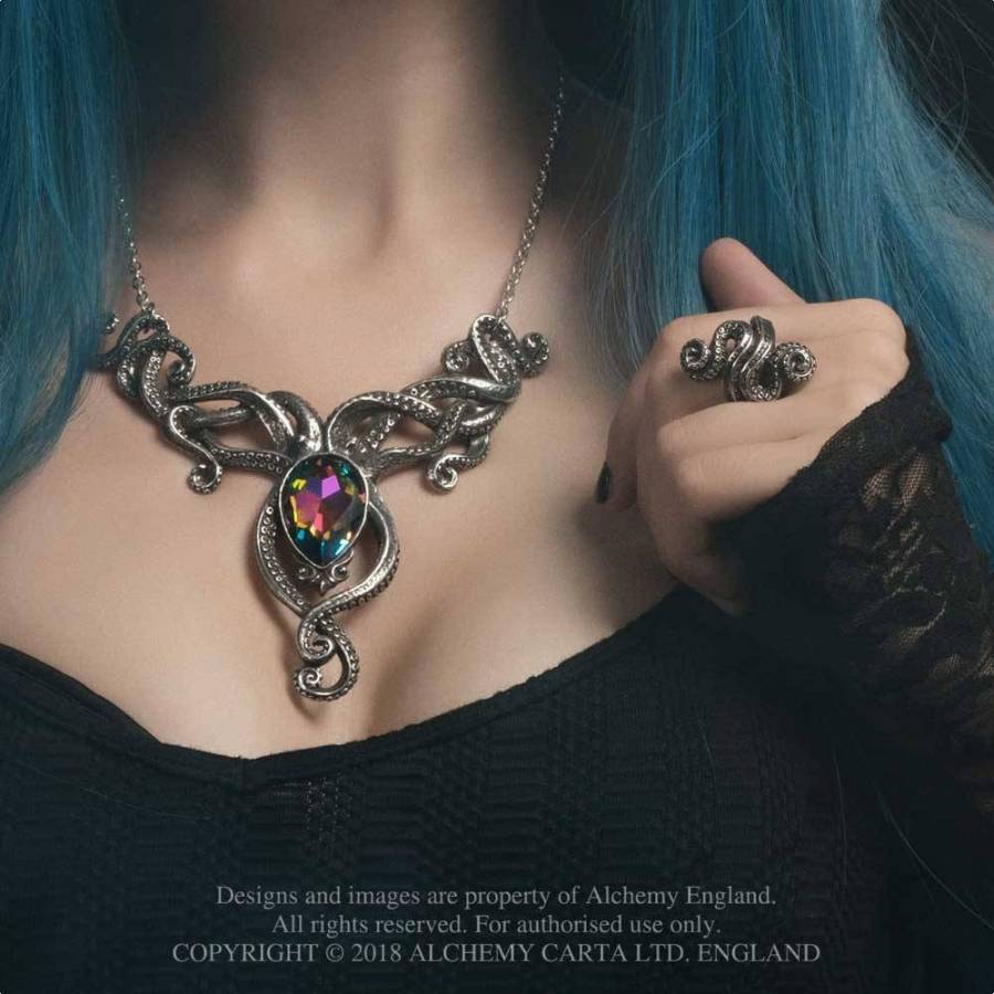Kracken Necklace, Alchemy Gothic, P818