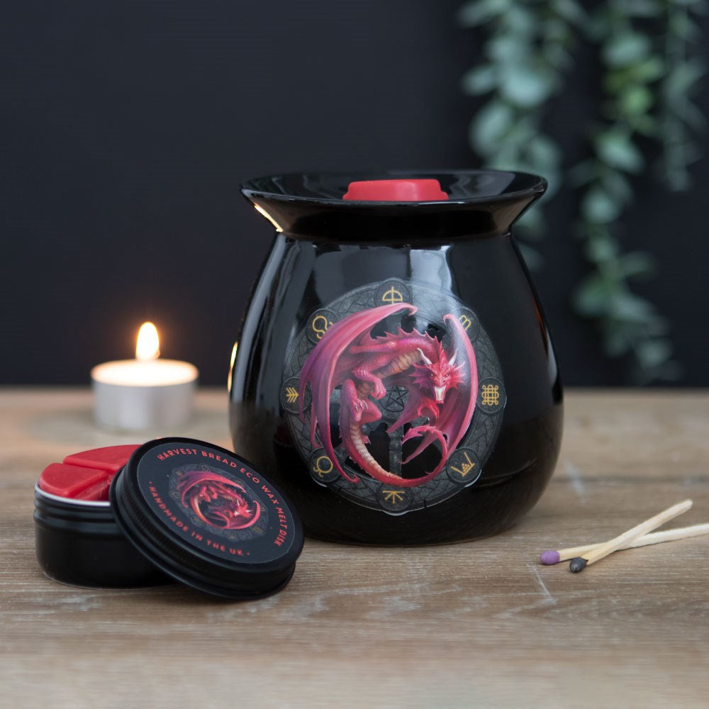 Anne Stokes Lamas wax melt burner open