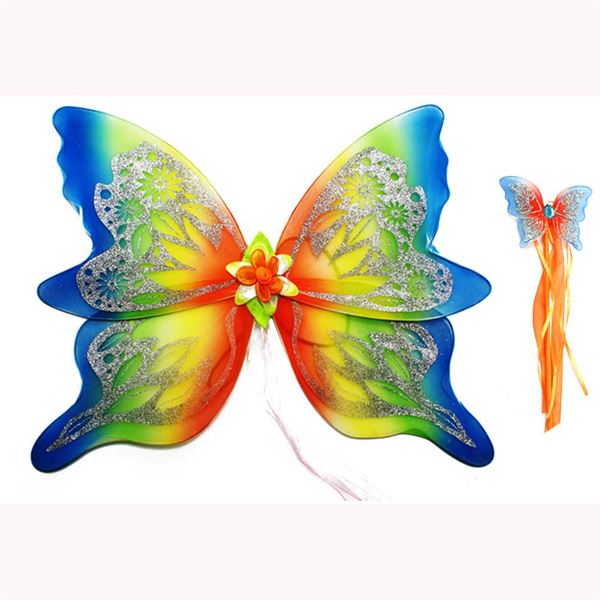 Large rainbow fairy wings