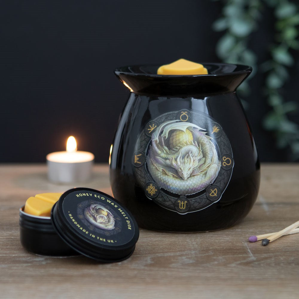 Anne Stokes Ostara Wax Melt Burner open