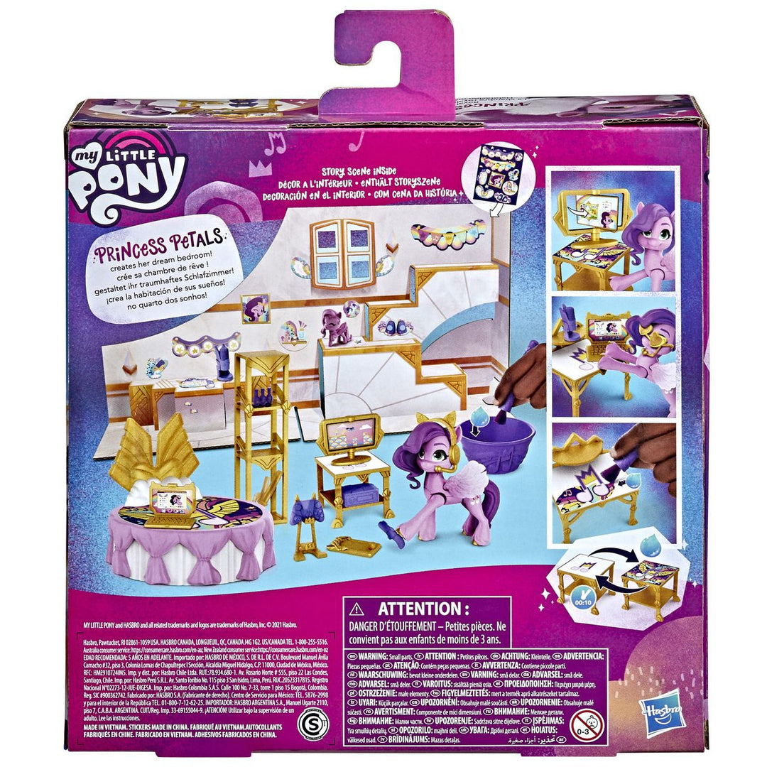 Princess Petals playset box back
