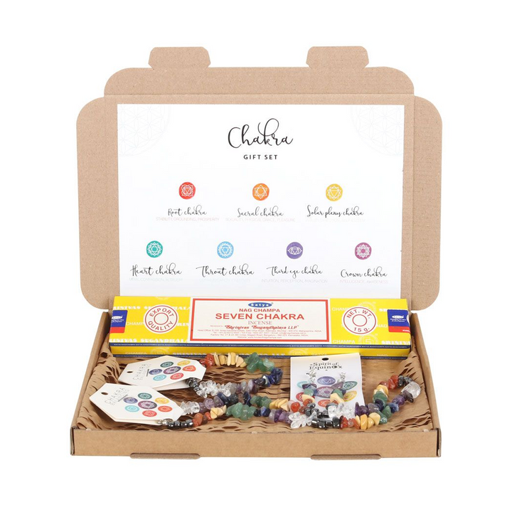 Chakra Crystal Chip Jewellery Gift Set