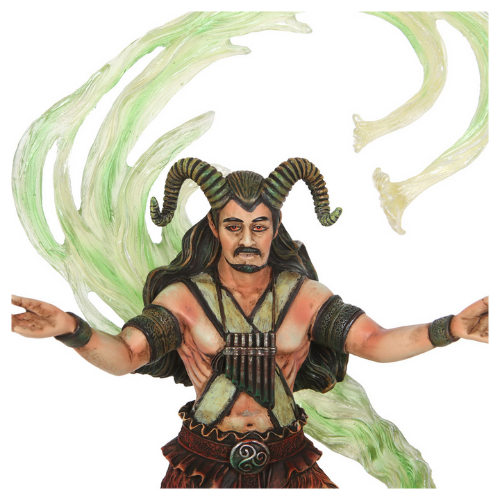 Earth elementral wizard figure, Anne Stokes, close up