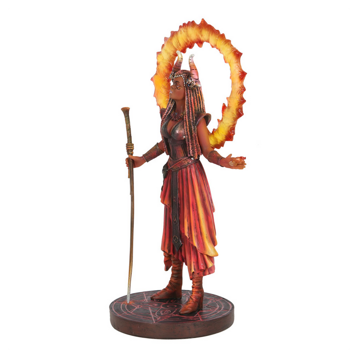 Fire Elemental Sorceress Figurine by Anne Stokes