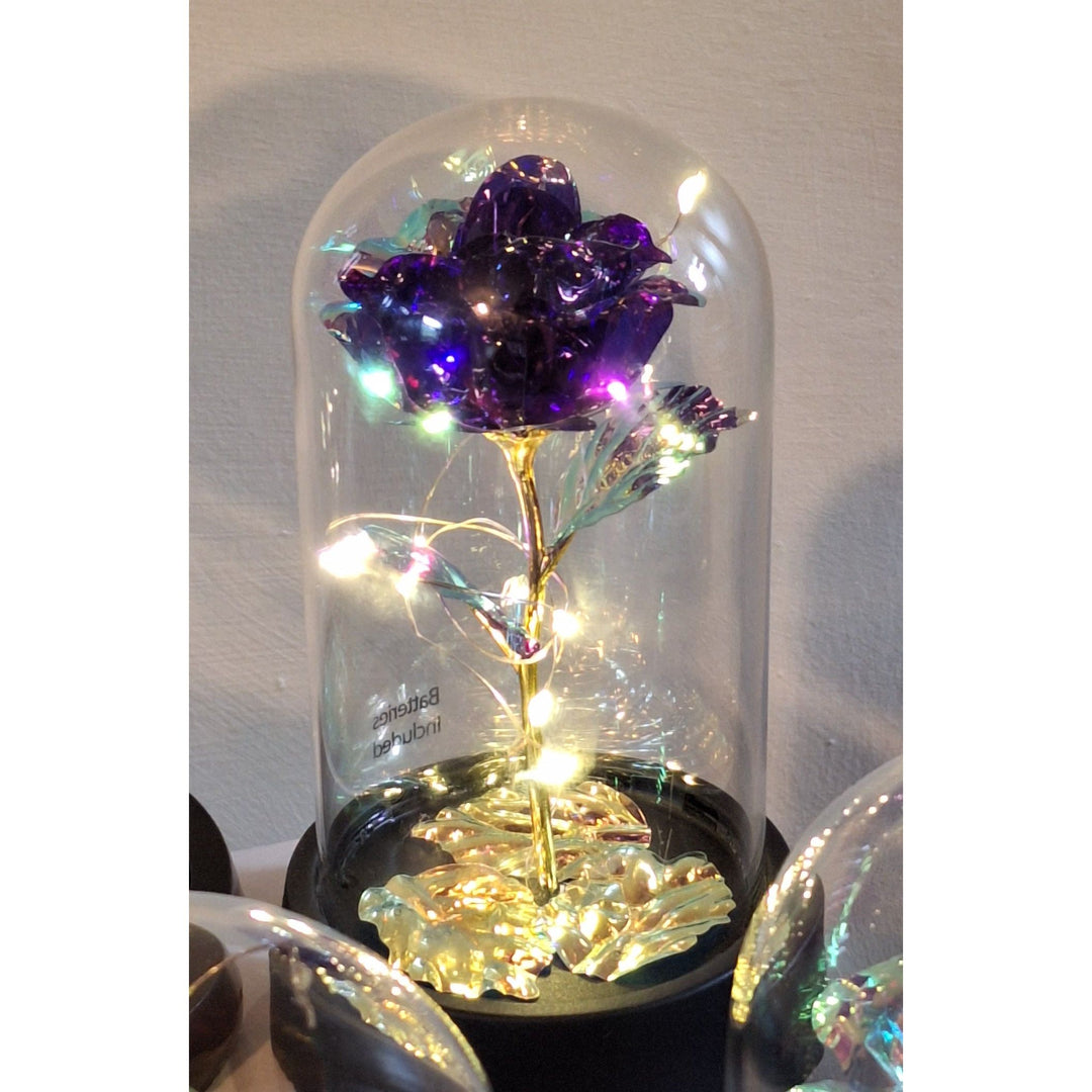 Radiant rose dome, with LED lights (Small)