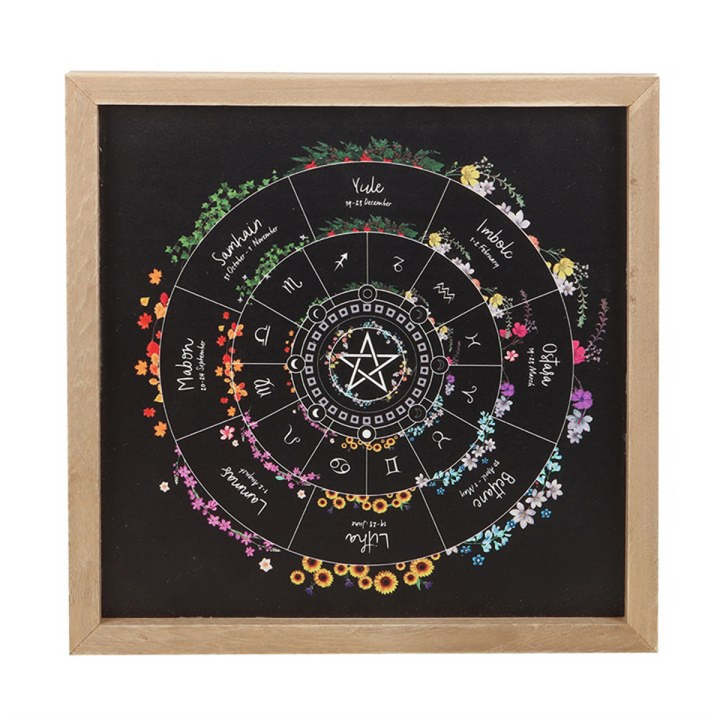 Wheel of the Year Framed Wall Art Print