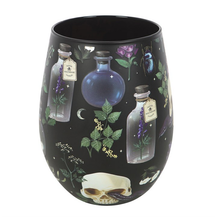 Venom &amp; Vines Print Stemless Glass