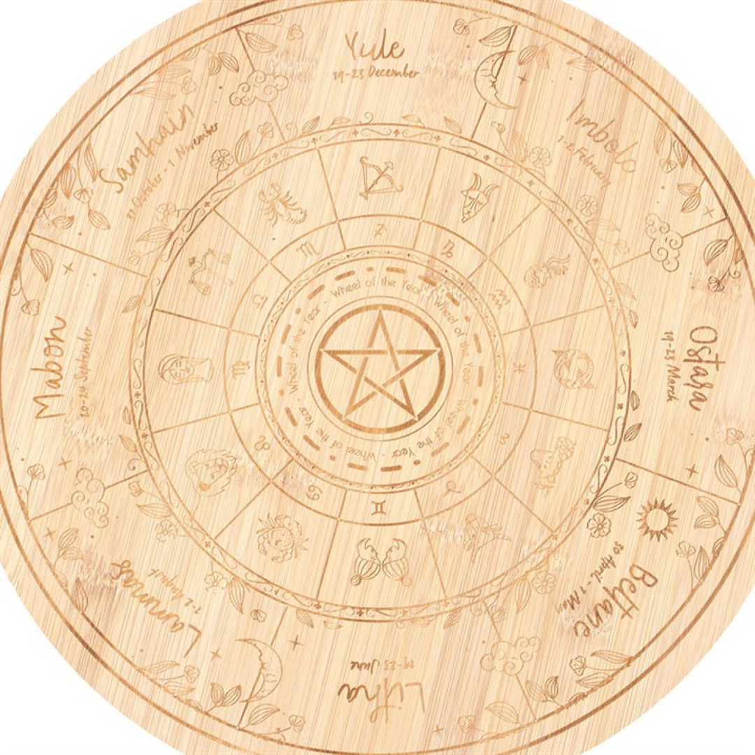 Wheel of the Year Serving Board