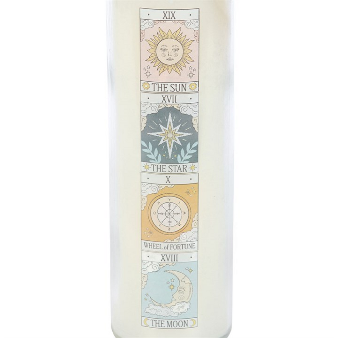 Vintage Tarot Rose Tube Candle