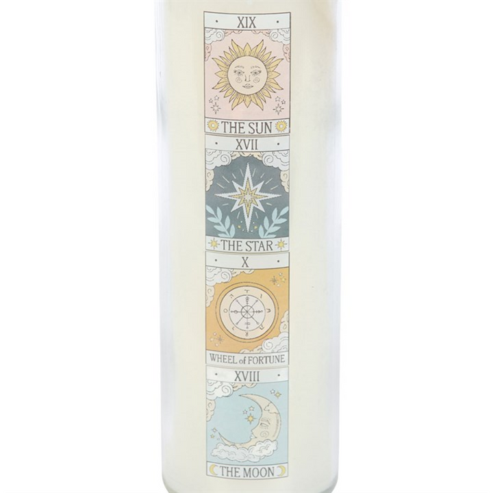 Vintage Tarot Rose Tube Candle